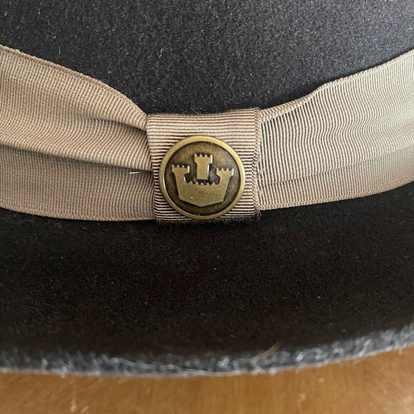 Goorin Bros. Dark Brown Wool Bowler Derby Hat Size Small USA WPL 5923 Vintage - Picture 10 of 10